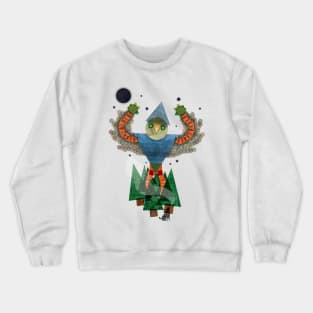 Owlman Moves to Midnight Music Crewneck Sweatshirt